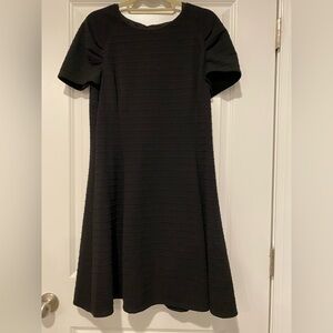 SALE Hutch NWT short sleeve black dresss with striped piping